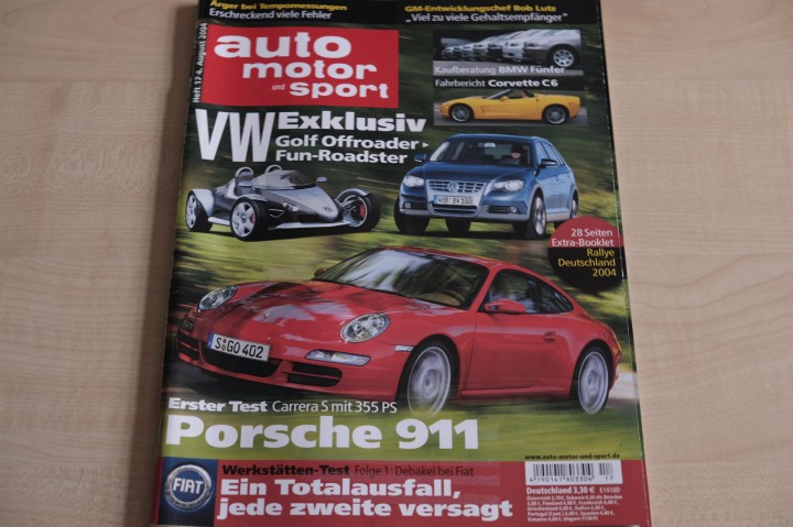 Deckblatt Auto Motor und Sport (17/2004)